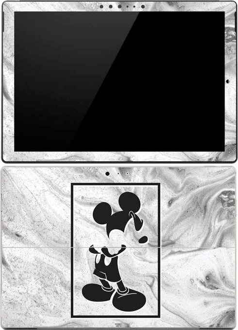 Disney Mickey Mouse Shape on Marble Surface Pro 4 Skin
